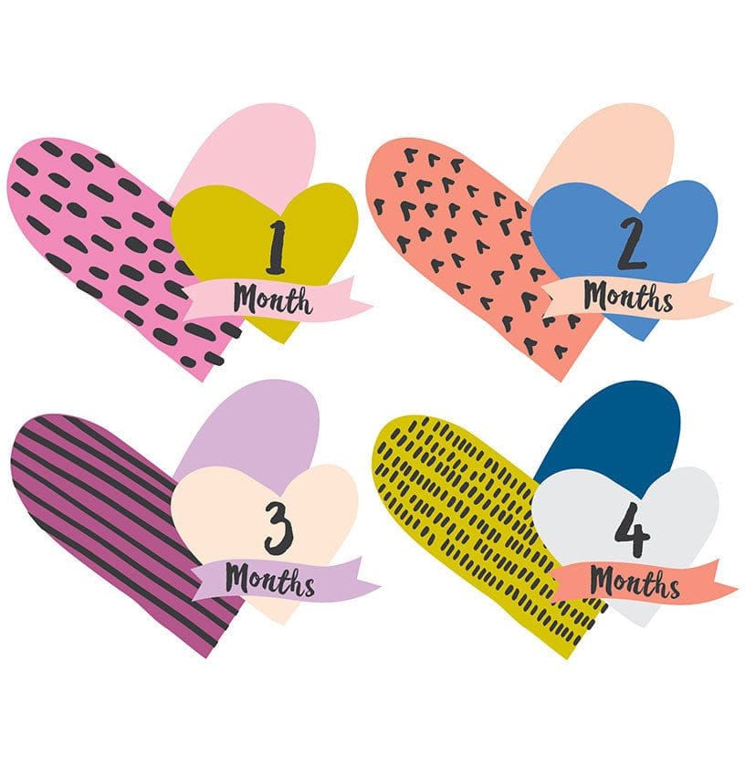 Lucy Darling Monthly Stickers - Little Heartbreaker - ST013M12