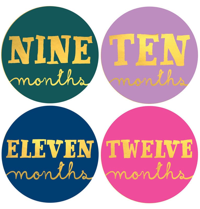 Lucy Darling Monthly Stickers - Little Jewel - ST003M12-W