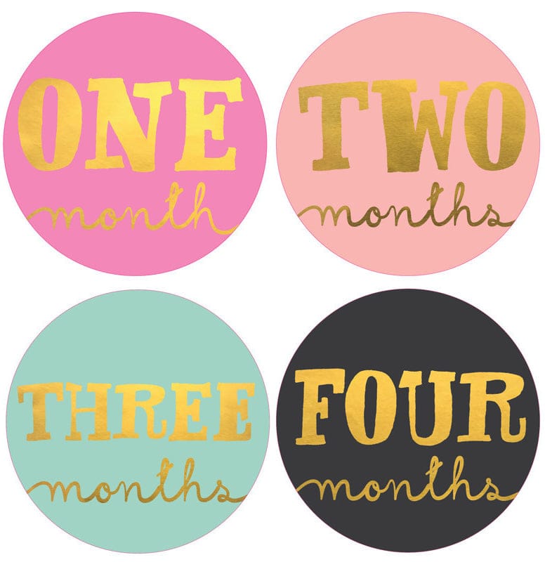 Lucy Darling Monthly Stickers - Little Jewel - ST003M12-W