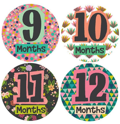 Lucy Darling Monthly Stickers - Little Lady - ST286M12