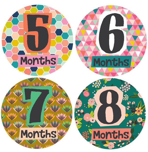 Lucy Darling Monthly Stickers - Little Lady - ST286M12