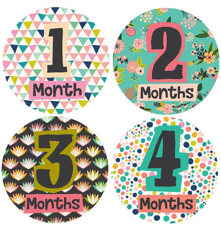 Lucy Darling Monthly Stickers - Little Lady - ST286M12