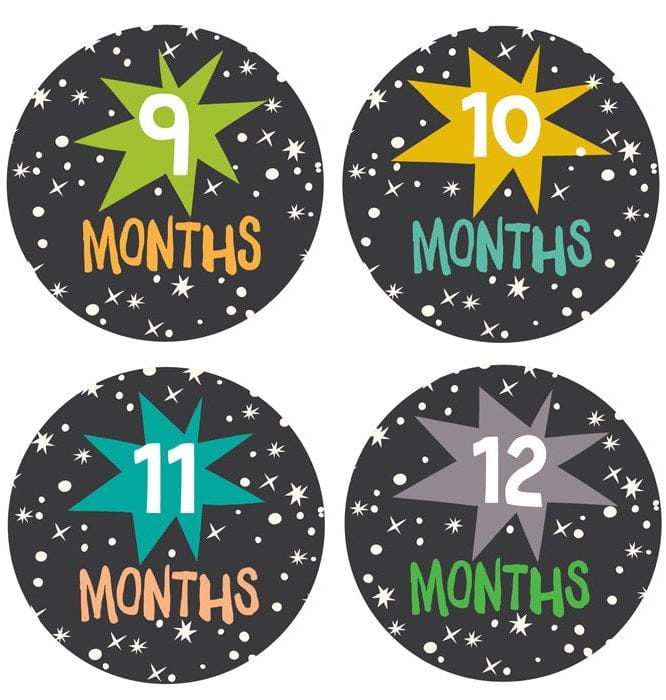 Lucy Darling Monthly Stickers - Star Bright - ST237M12