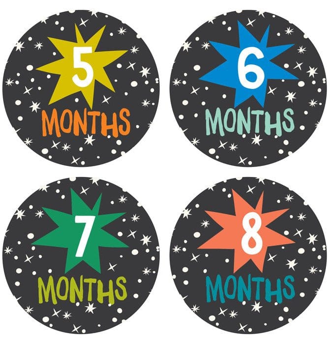 Lucy Darling Monthly Stickers - Star Bright - ST237M12