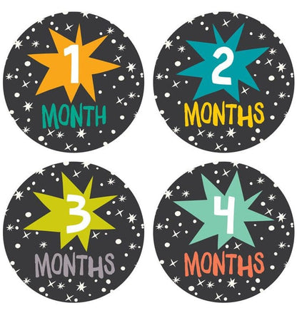 Lucy Darling Monthly Stickers - Star Bright - ST237M12