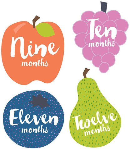 Lucy Darling Monthly Stickers - Tutti Frutti - ST006M12-W