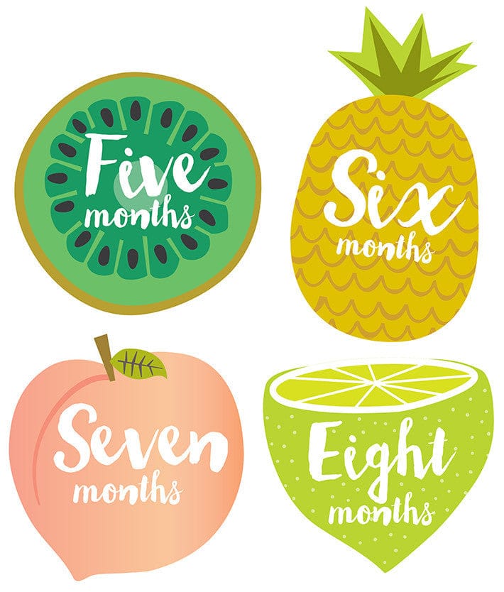 Lucy Darling Monthly Stickers - Tutti Frutti - ST006M12-W