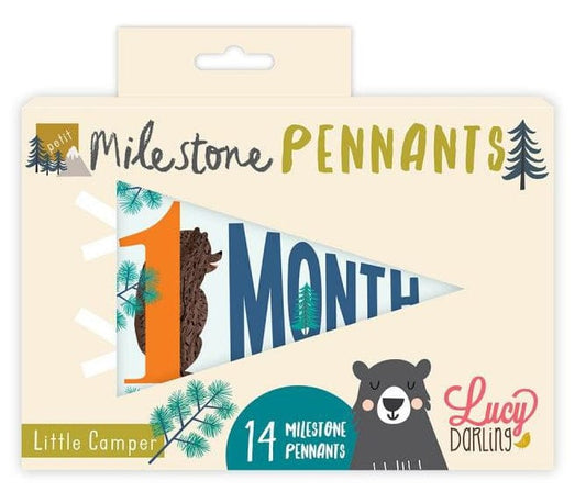 Lucy Darling Petit Milestone Pennant - Little Camper - PP001M12