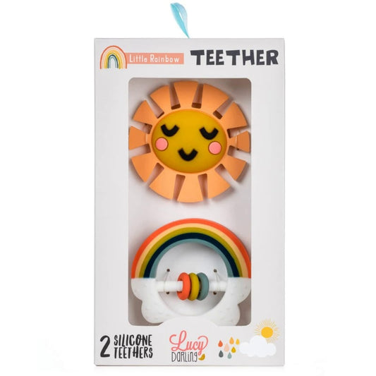 Lucy Darling Teether Toy Set - Little Rainbow - TH004TEE