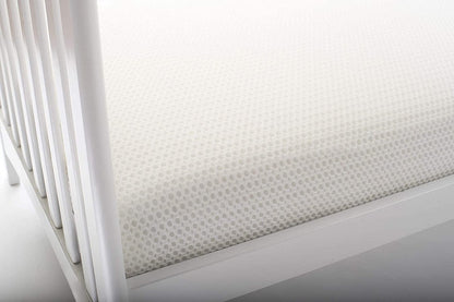 Lullaby Earth Breathe Safe Air Waterproof Crib Mattress Pad - BRZ-WHT