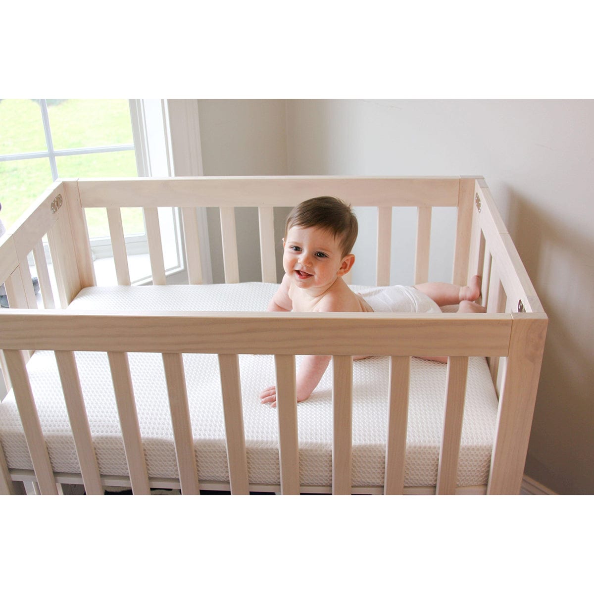 Lullaby Earth Breathe Safe Mini Crib Mattress - LE16-MN