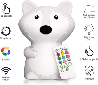 LumieWorld LumiPets Fox Night Light + Remote - FOXREMOTE