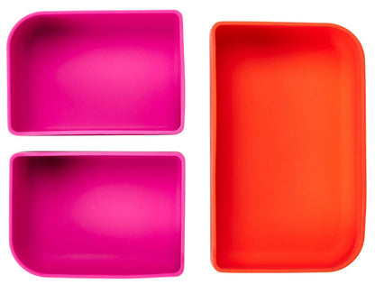 LunchBots Large Build-A-Bento Lunch Box, 4 cups - Mantis Shrimp - LBSB00200I024SHR