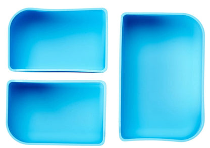 LunchBots Medium Build-A-Bento Lunch Box, 3.6 cups - Ocean - LBSB00100I024LTB