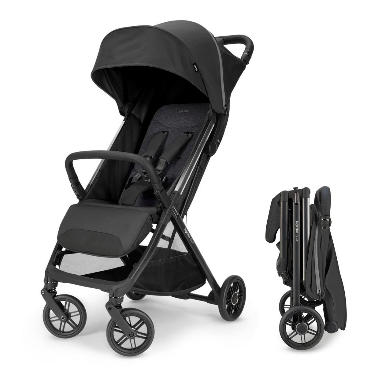 Inglesina Quid 3 Compact Lightweight Stroller - Cosmic Black - AG87S0CSBUS