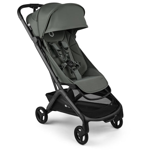 Bugaboo OPEN BOX Butterfly 2 Complete Stroller - Black / Forest Green / Forest Green - 100338026-OB