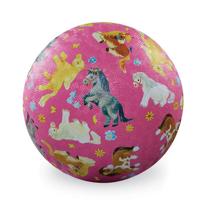 Crocodile Creek 5" Playground Ball - Pretty Ponies