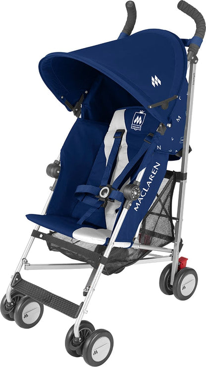 Maclaren Triumph Umbrella Stroller - Medieval Blue/Silver - WSE03021