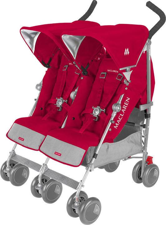 Maclaren Twin Techno Double Stroller - Persian Rose - WSE13022