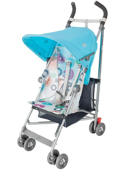 Maclaren Volo Umbrella Stroller - Silver Rotary Print
