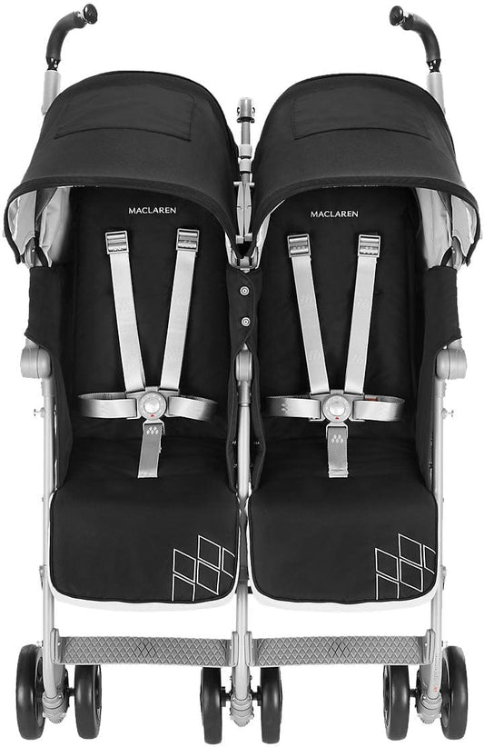 Maclaren 2016/2017 Twin Techno Double Stroller - Black - WM1Y130012