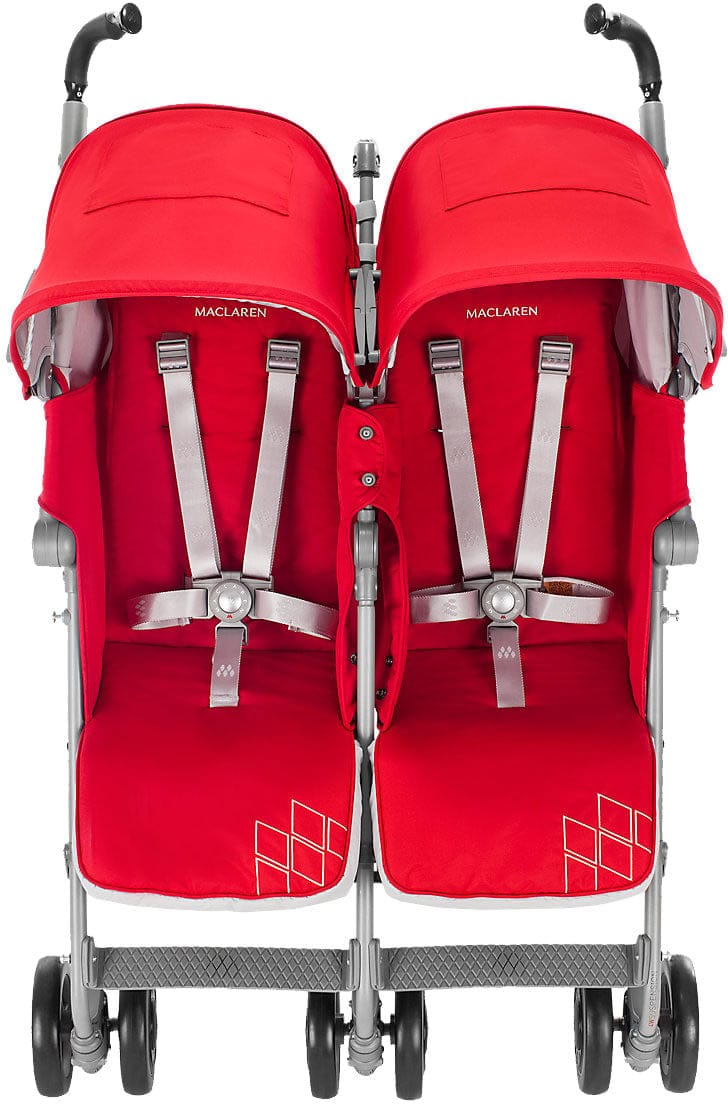 Maclaren 2016/2017 Twin Techno Double Stroller - Cardinal