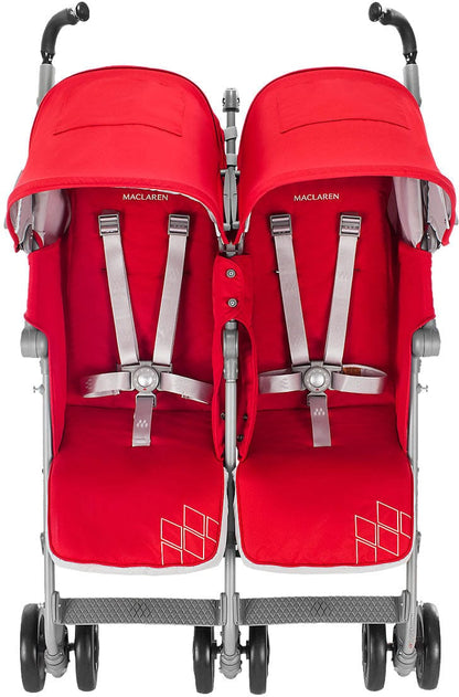 Maclaren 2016/2017 Twin Techno Double Stroller - Cardinal
