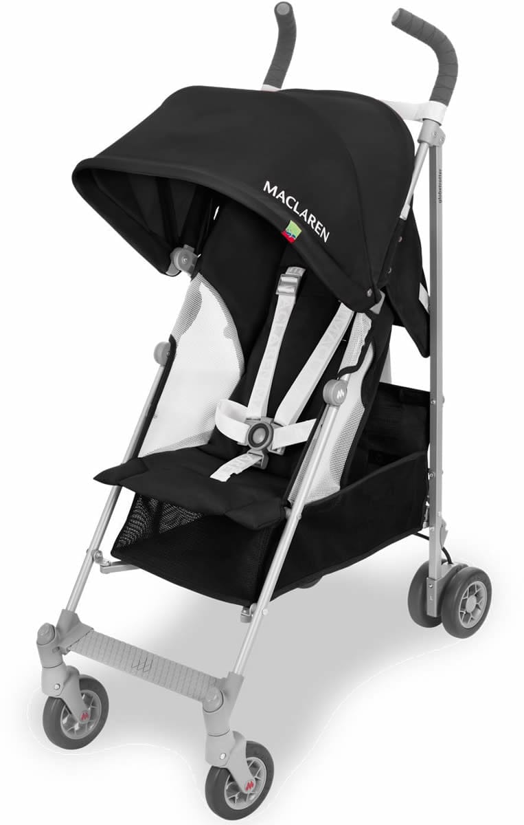 Maclaren 2018 / 2019 Globetrotter Umbrella Stroller - Black/White - WD1G110292
