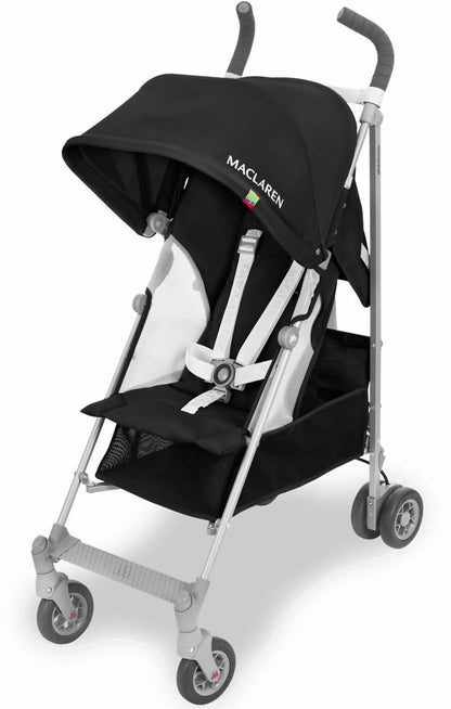 Maclaren 2018 / 2019 Globetrotter Umbrella Stroller - Black/White - WD1G110292