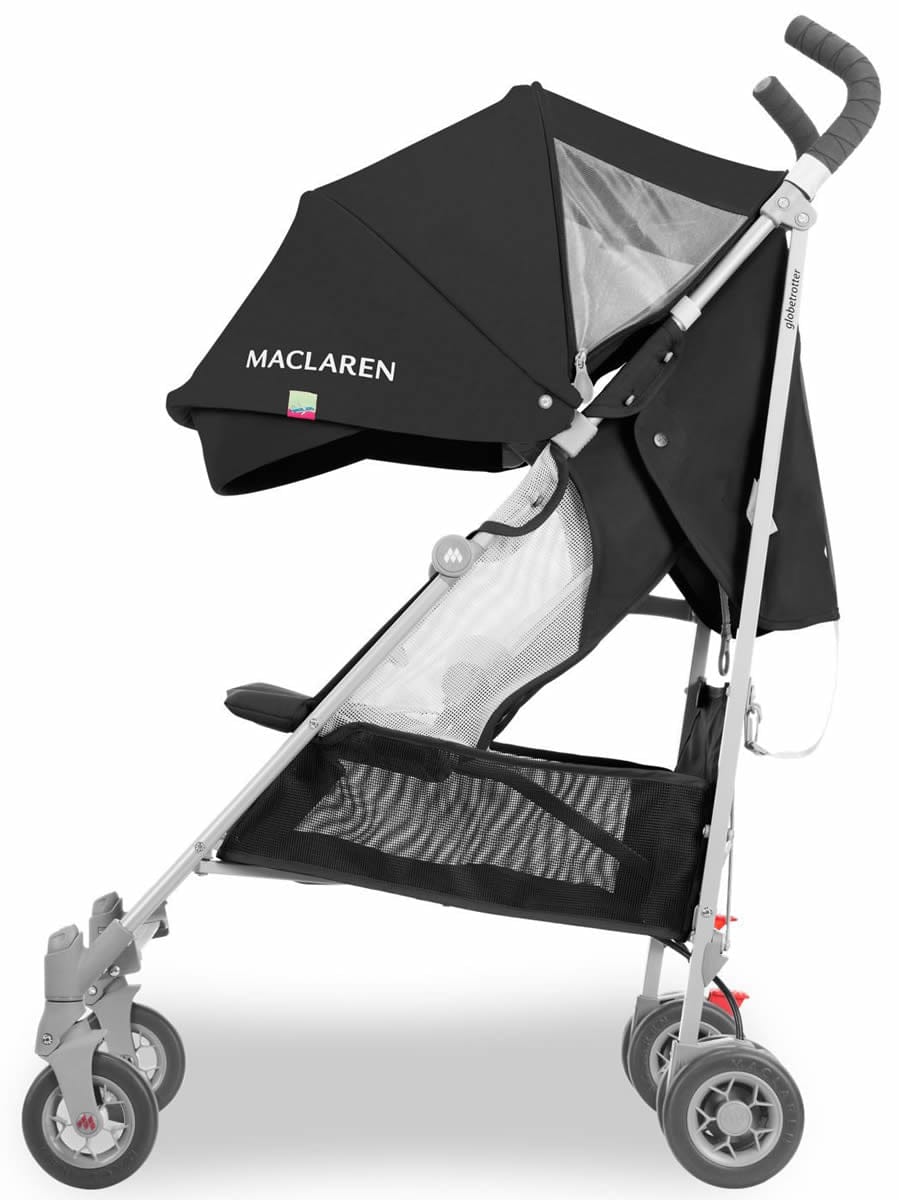 Maclaren 2018 / 2019 Globetrotter Umbrella Stroller - Black/White - WD1G110292
