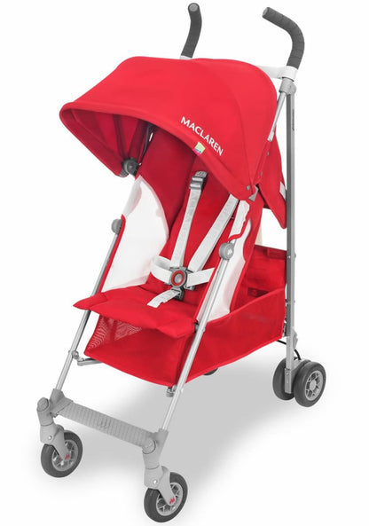 Maclaren 2018 / 2019 Globetrotter Umbrella Stroller - Cardinal/White - WD1G110312