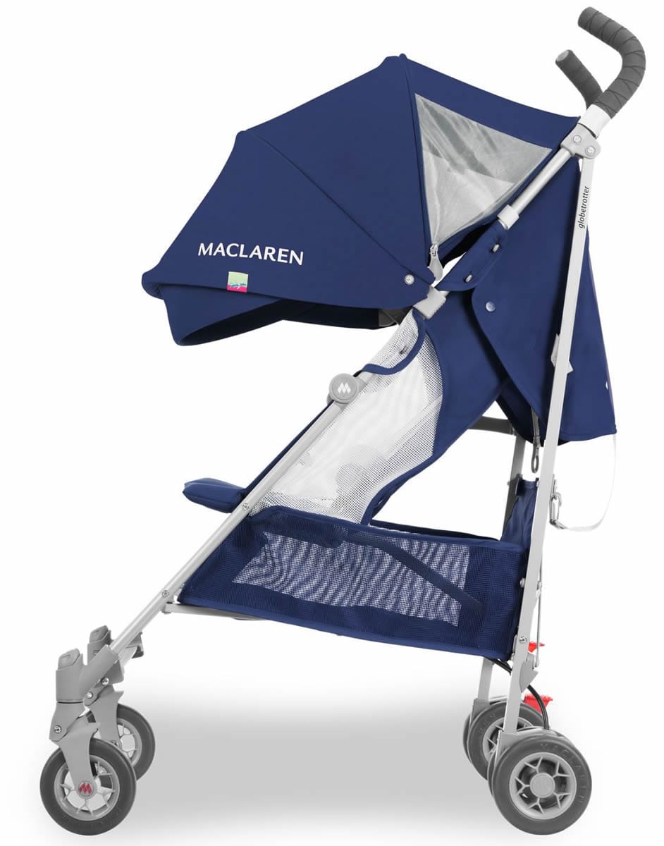 Maclaren 2018 / 2019 Globetrotter Umbrella Stroller - Medieval Blue/White - WD1G110342