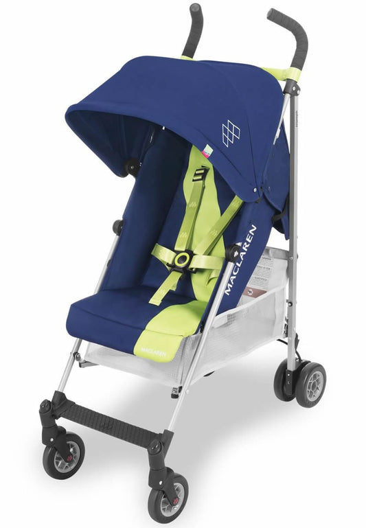 Maclaren 2018 / 2019 Triumph Umbrella Stroller - Medieval Blue/Limeade - WD1G030632