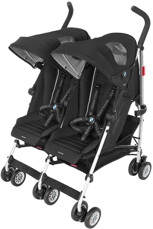 Maclaren BMW Twin Stroller - Black - WM1Y125002