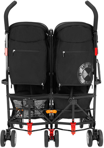 Maclaren BMW Twin Stroller - Black - WM1Y125002