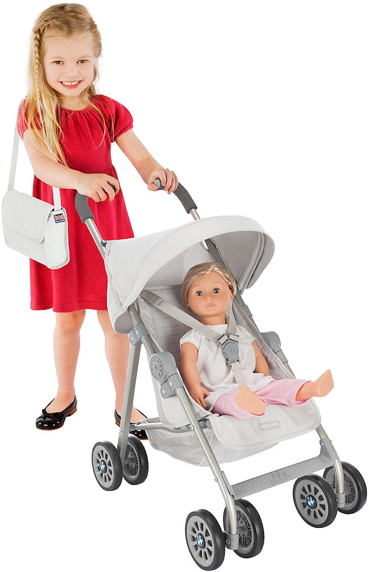 Maclaren Junior BMW Doll Stroller - Silver - TG1T025052