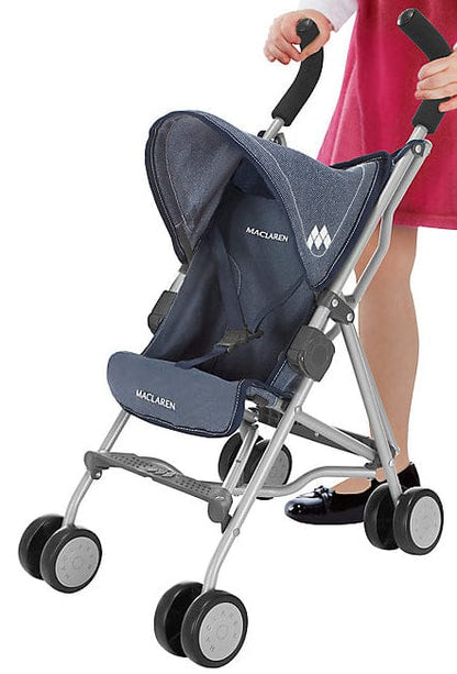 Maclaren Junior Quest Toy Doll Stroller - Denim Print - TG1T013312