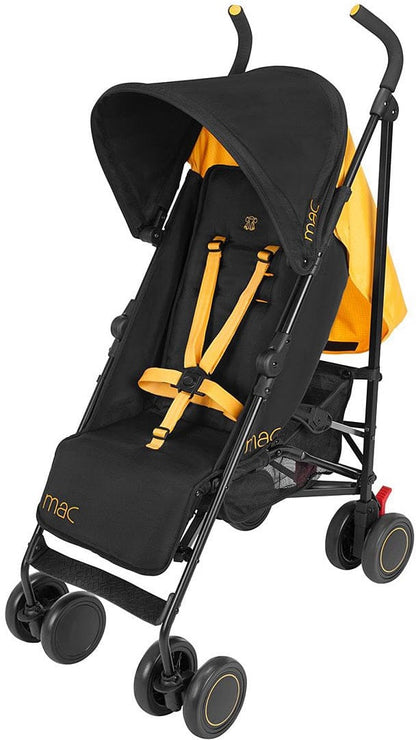 Maclaren Mac M-01 Umbrella Stroller - Black/Marigold