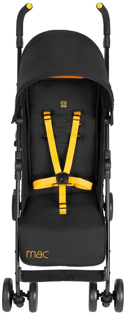 Maclaren Mac M-01 Umbrella Stroller - Black/Marigold