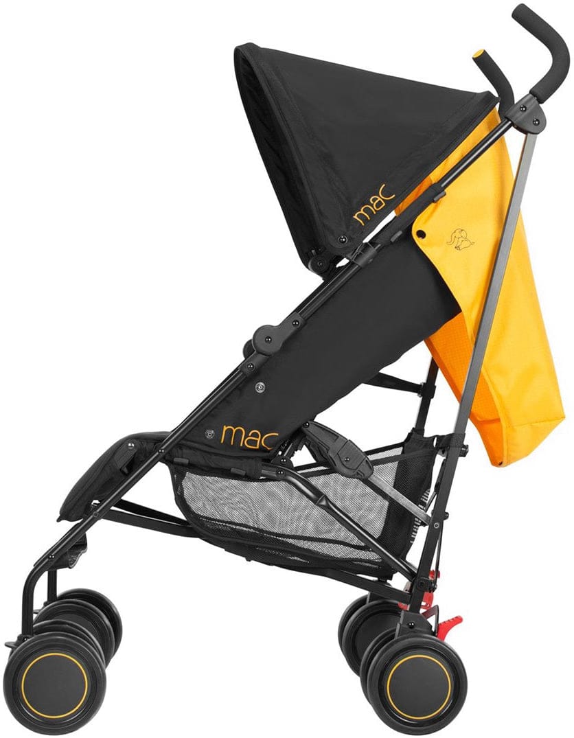 Maclaren Mac M-01 Umbrella Stroller - Black/Marigold