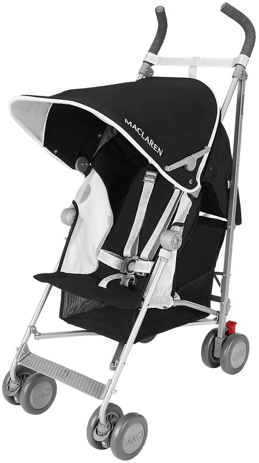 Maclaren Open Box 2016/2017 Globetrotter Stroller - Black/White - WM1Y110292-OB