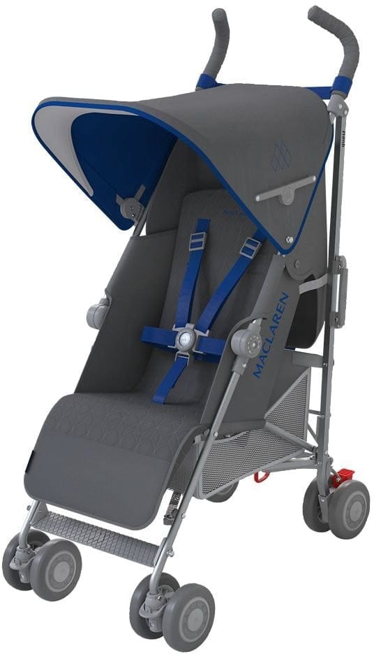 Maclaren Open Box 2016/2017 Quest Stroller - Charcoal/Harbour Blue - WM1Y040132-OB