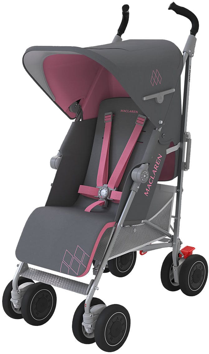 Maclaren Open Box 2016/2017 Techno XT Stroller - Charcoal/Primrose - WM1Y070112-OB