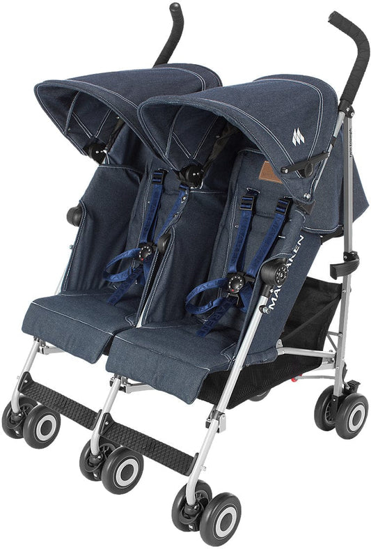 Maclaren Open Box 2016/2017 Twin Triumph - Denim Indigo - WM1Y123312-OB