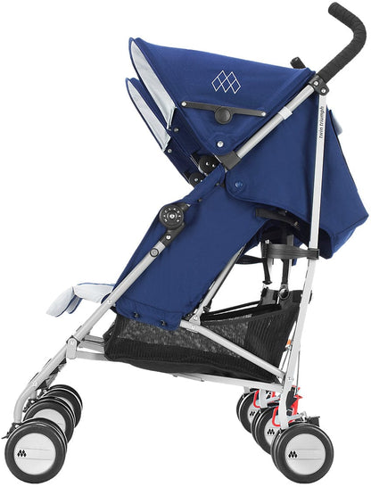 Maclaren Open Box 2016/2017 Twin Triumph - Medieval Blue / Silver - WM1Y120042-OB