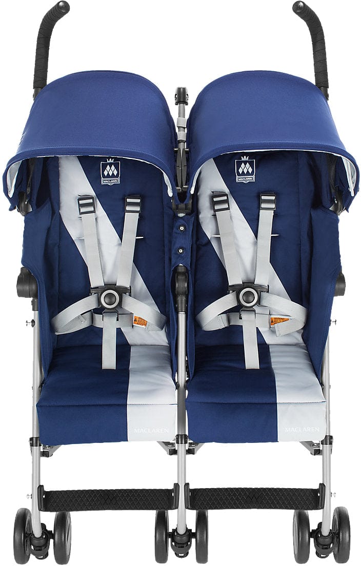 Maclaren Open Box 2016/2017 Twin Triumph - Medieval Blue / Silver - WM1Y120042-OB