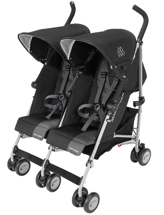 Maclaren Open Box 2016 Twin Triumph - Black/Charcoal - WM1Y120032-OB