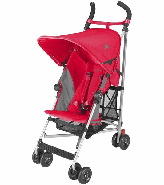 Maclaren Open Box Globetrotter Stroller - Scarlet/Charcoal - WSE11052-OB
