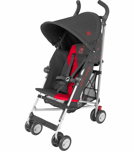 Maclaren Open Box Triumph Stroller - Charcoal/Scarlet - WSE03032-OB