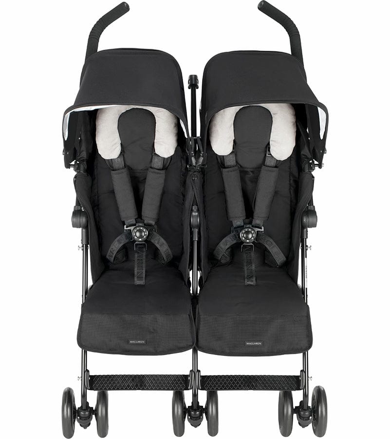 Maclaren Open Box Twin Techno Double Stroller - Black - WSE13012-OB